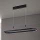 Pendule, Lustre suspendate - Lustra LED ovala iluminat sus si jos CARRARA negru
