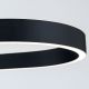 Pendule, Lustre suspendate - Lustra LED ovala iluminat sus si jos CARRARA negru