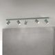 Plafoniere cu spoturi, Spoturi aplicate - Plafoniera cu 5 spoturi directionabile stil minimalist PENN, verde deschis