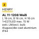 Aplice - Aplica de exterior IP44 HENRY alb