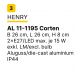 Aplice - Aplica perete sau tavan de exterior IP44 HENRY corten