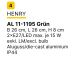 Aplice - Aplica perete sau tavan de exterior IP44 HENRY verde
