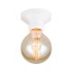 Plafoniere cu spoturi, Spoturi aplicate - Mini Plafoniera din ceramica alba FROST