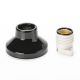 Plafoniere cu spoturi, Spoturi aplicate - Mini Plafoniera din ceramica neagra FROST