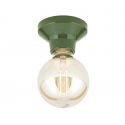 Mini Plafoniera din ceramica verde FROST