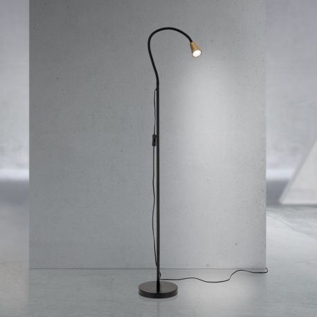 Lampadare - Lampa de podea flexibila cu spot GU10 DOTTY negru