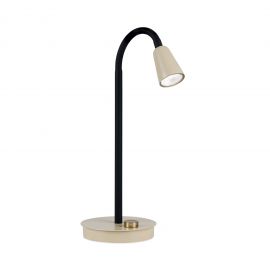 Lampi birou - Lampa de masa flexibila cu spot GU10 DOTTY khaki