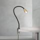 Lampi birou - Lampa cu sistem de prindere masa, flexibila cu spot GU10 DOTTY negru