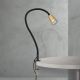 Lampi birou - Lampa cu sistem de prindere masa, flexibila cu spot GU10 DOTTY negru