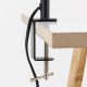 Lampi birou - Lampa cu sistem de prindere masa, flexibila cu spot GU10 DOTTY negru