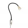 Lampa cu sistem de prindere masa, flexibila cu spot GU10 DOTTY khaki