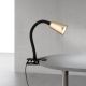 Lampi birou - Lampa cu clema, flexibila cu spot GU10 DOTTY negru