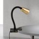 Lampi birou - Lampa cu clema, flexibila cu spot GU10 DOTTY negru