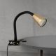 Lampi birou - Lampa cu clema, flexibila cu spot GU10 DOTTY negru
