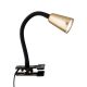 Lampi birou - Lampa cu clema, flexibila cu spot GU10 DOTTY negru