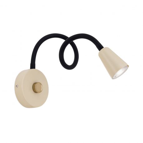 Aplice cu Spot - Aplica de perete flexibila cu spot GU10 DOTTY khaki