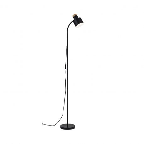 Lampadare - Lampa de podea cu spot directionabil Gili negru mat