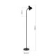 Lampadare - Lampa de podea cu spot directionabil Gili negru mat