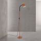 Lampadare - Lampa de podea cu spot directionabil Gili rosu coral