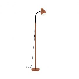 Lampadare - Lampa de podea cu spot directionabil Gili rosu coral