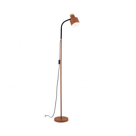 Lampadare - Lampa de podea cu spot directionabil Gili rosu coral