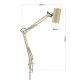 Lampi birou - Lampa cu brat articulat si sistem de prindere masa, Gili verde deschis