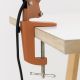 Lampi birou - Lampa cu brat articulat si sistem de prindere masa, Gili rosu coral