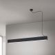 Pendule, Lustre suspendate - Lustra liniara aplicata/ suspendata LED CCT PALKKI 113cm, negru