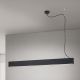 Pendule, Lustre suspendate - Lustra liniara aplicata/ suspendata LED CCT PALKKI 113cm, negru