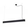 Lustra liniara aplicata/ suspendata LED CCT PALKKI 113cm, negru