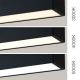 Pendule, Lustre suspendate - Lustra liniara aplicata/ suspendata LED CCT PALKKI 113cm, negru