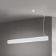 Pendule, Lustre suspendate - Lustra liniara aplicata/ suspendata LED CCT PALKKI 113cm, alb