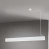 Lustra liniara aplicata/ suspendata LED CCT PALKKI 113cm, alb