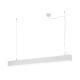 Pendule, Lustre suspendate - Lustra liniara aplicata/ suspendata LED CCT PALKKI 113cm, alb