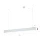 Pendule, Lustre suspendate - Lustra liniara aplicata/ suspendata LED CCT PALKKI 113cm, alb