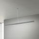 Pendule, Lustre suspendate - Lustra liniara aplicata/ suspendata LED CCT PALKKI 113cm, argintiu