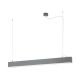 Pendule, Lustre suspendate - Lustra liniara aplicata/ suspendata LED CCT PALKKI 113cm, argintiu