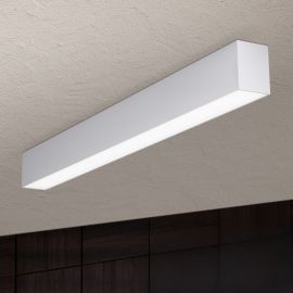 Pendule, Lustre suspendate - Lustra liniara aplicata/ suspendata LED 3000K BROOKLYN 86cm