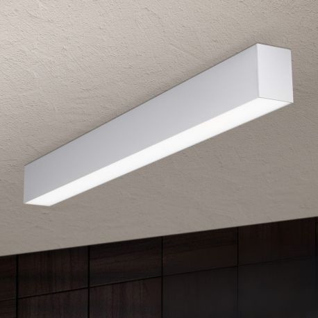 Pendule, Lustre suspendate - Lustra liniara aplicata/ suspendata LED 3000K BROOKLYN 86cm