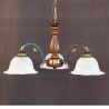 Lustra rustica suspendata cu 3 brate design italian 9940