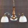 Lustra rustica suspendata cu 3 brate design italian 9941