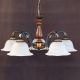 Candelabre, Lustre - Lustra rustica suspendata cu 5 brate design italian 9940
