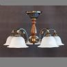 Lustra rustica aplicata cu 5 brate design italian 9940