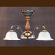 Candelabre, Lustre - Lustra rustica aplicata cu 3 brate design italian 9940
