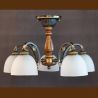 Lustra rustica aplicata cu 5 brate design italian 9941