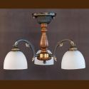 Lustra rustica aplicata cu 3 brate design italian 9941