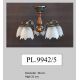 Candelabre, Lustre - Lustra rustica aplicata cu 5 brate design italian 9942