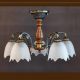 Candelabre, Lustre - Lustra rustica aplicata cu 5 brate design italian 9942