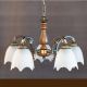Candelabre, Lustre - Lustra rustica suspendata cu 5 brate design italian 9942