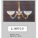 Candelabre, Lustre - Lustra clasica suspendata cu 3 brate design italian 9971